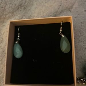 Green jade crystal set